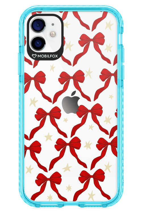 Bow & Stars (Transparent) - Apple iPhone 11