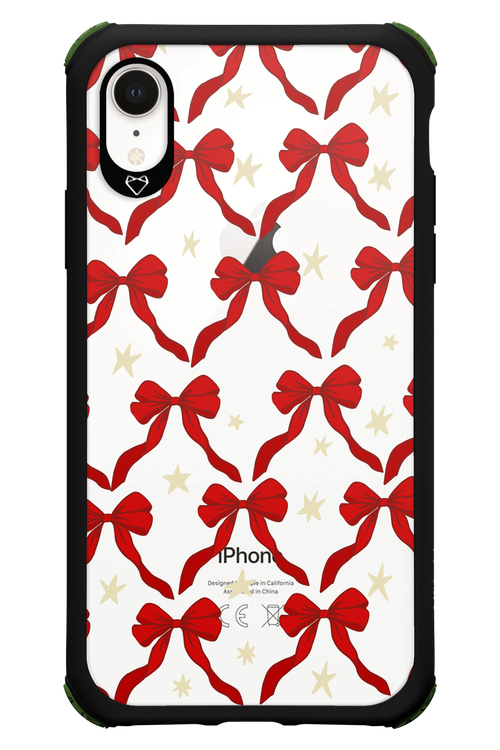 Bow & Stars (Transparent) - Apple iPhone XR