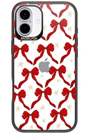 Bow & Stars (Transparent) - Apple iPhone 16 Plus