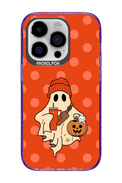 Ghost Girl (Orange) - Apple iPhone 14 Pro