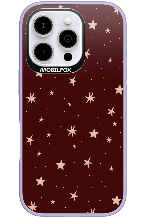 Burgundy Stars - Apple iPhone 16 Pro