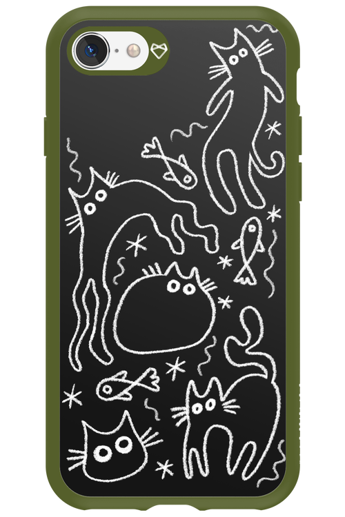 CHALK_CATS - Apple iPhone 8