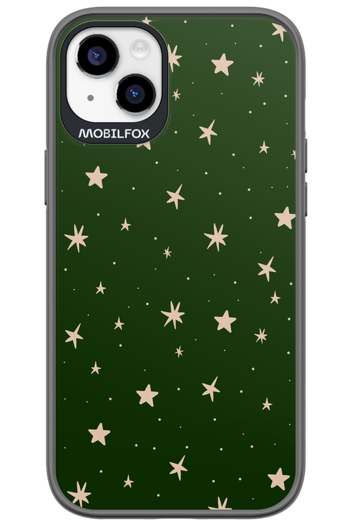 Forest Green Stars - Apple iPhone 14 Plus