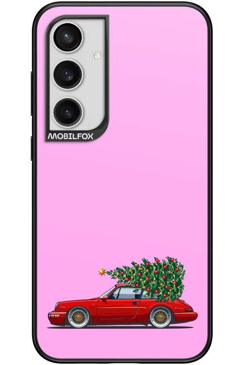 XMAS Car Pink - Samsung Galaxy S24+