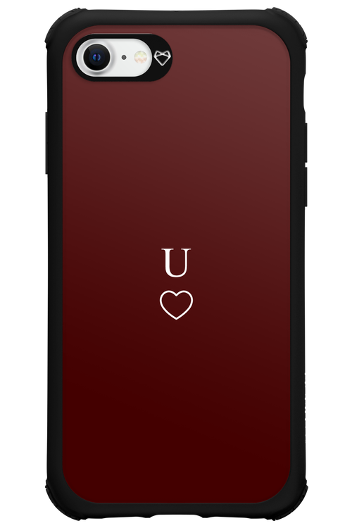 U Burgundia 2.0 - Apple iPhone 8