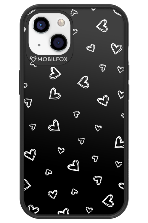 Monochrome Hearts 2.0 - Apple iPhone 13