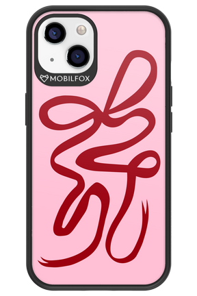 Burgundy Bow - Apple iPhone 13