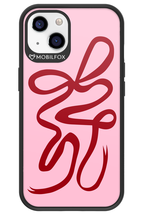 Burgundy Bow - Apple iPhone 13