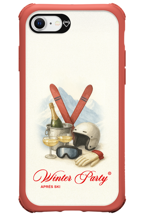 Winter Ski Party - Apple iPhone 8