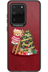 Christmas Bear (Burgundy) - Samsung Galaxy S20 Ultra 5G