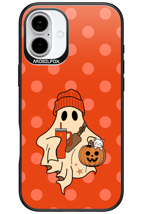 Ghost Girl (Orange) - Apple iPhone 16 Plus