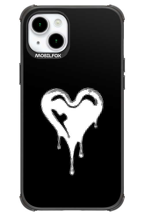 Heart Black - Apple iPhone 15 Plus