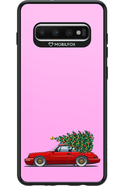 XMAS Car Pink - Samsung Galaxy S10+