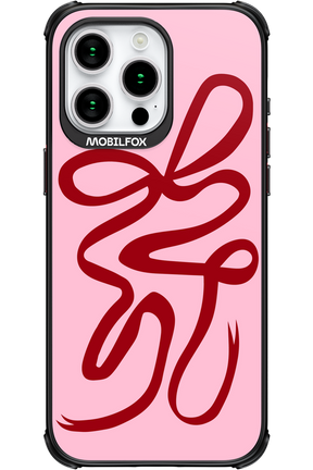 Burgundy Bow - Apple iPhone 15 Pro Max