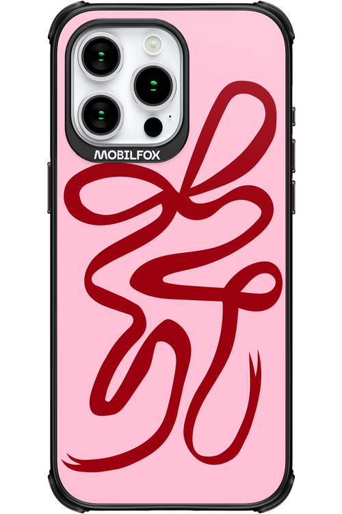 Burgundy Bow - Apple iPhone 15 Pro Max