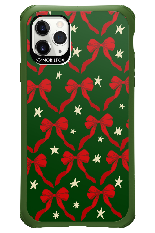 Bow & Stars (Green) - Apple iPhone 11 Pro Max