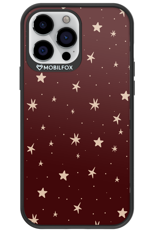 Burgundy Stars - Apple iPhone 13 Pro Max