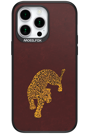 Burgundy Leopard - Apple iPhone 15 Pro Max