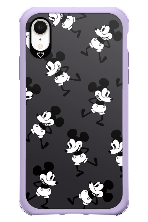 Iconic Mouse (antracite pattern) - Apple iPhone XR