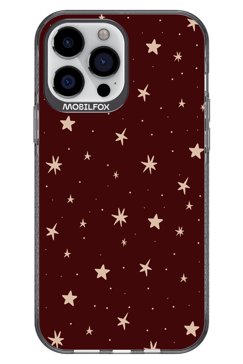 Burgundy Stars - Apple iPhone 13 Pro Max