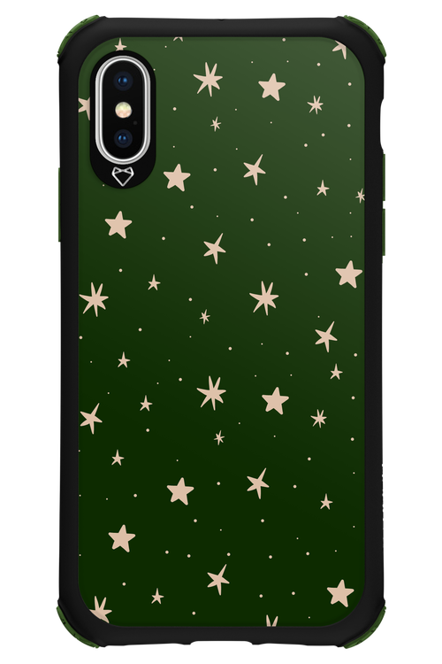 Forest Green Stars - Apple iPhone X