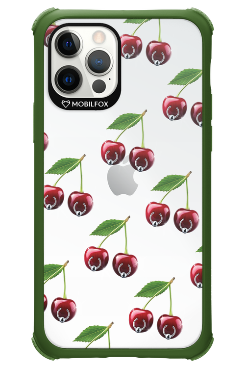 Spicy Cherries Transparent - Apple iPhone 12 Pro