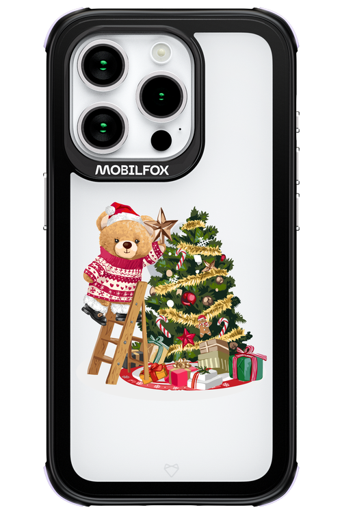 Christmas Bear (Transparent) - Apple iPhone 15 Pro