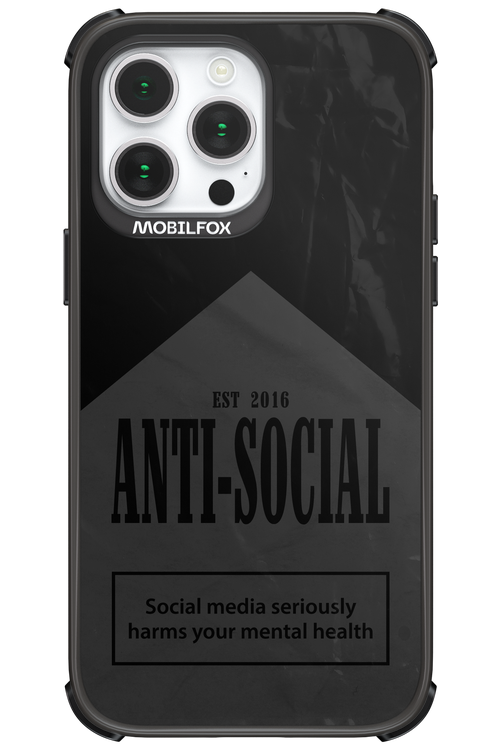 ANTI-SOCIAL (BLVCK) 2.0 - Apple iPhone 14 Pro Max