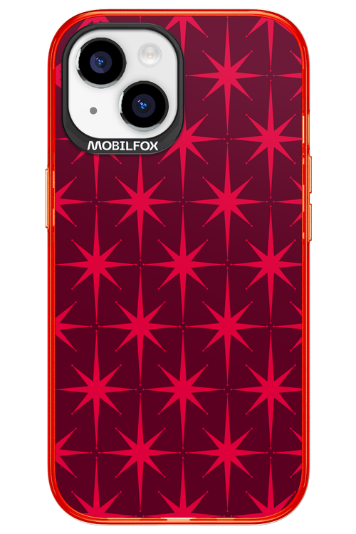 Burgundy Starss - Apple iPhone 15