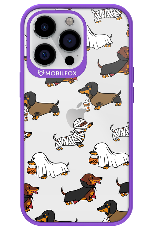 Scary Dachshund (Transparent) - Apple iPhone 13 Pro