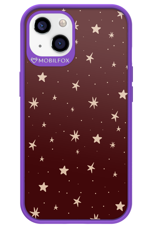 Burgundy Stars - Apple iPhone 13