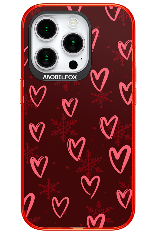 Christmas Hearts - Apple iPhone 15 Pro