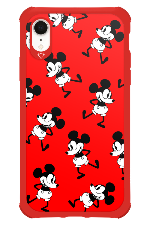 Iconic Mouse (red pattern) - Apple iPhone XR