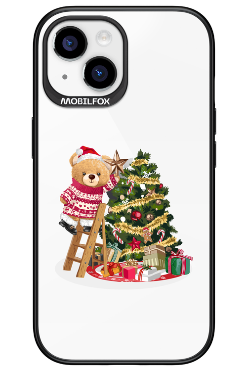 Christmas Bear (Transparent) - Apple iPhone 15