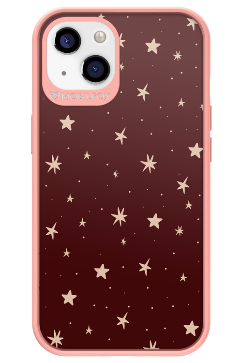 Burgundy Stars - Apple iPhone 13