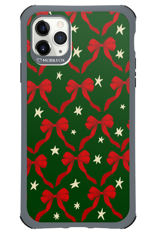 Bow & Stars (Green) - Apple iPhone 11 Pro Max