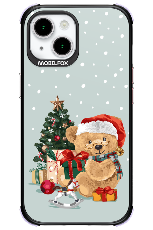 Merry Christmas Bear - Apple iPhone 15