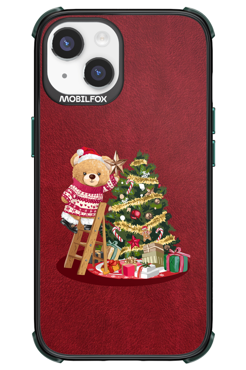 Christmas Bear (Burgundy) - Apple iPhone 14