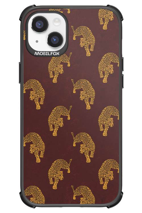 Burgundy Leopard Pattern - Apple iPhone 14 Plus