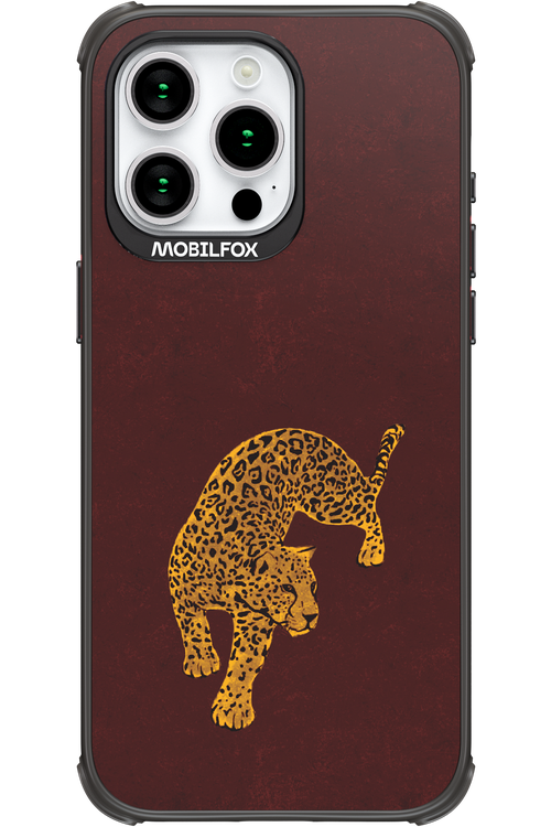 Burgundy Leopard - Apple iPhone 15 Pro Max