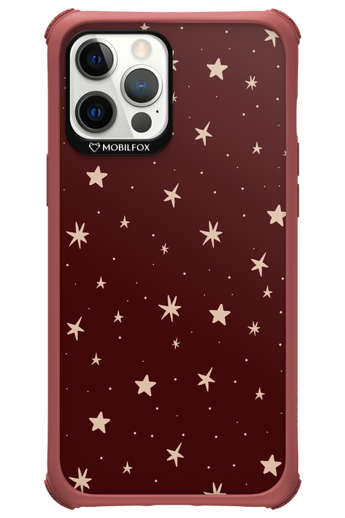 Burgundy Stars - Apple iPhone 12 Pro Max