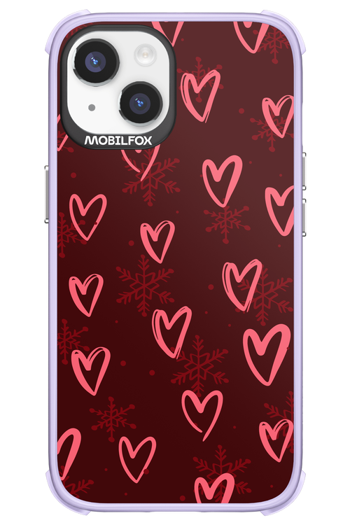 Christmas Hearts - Apple iPhone 14