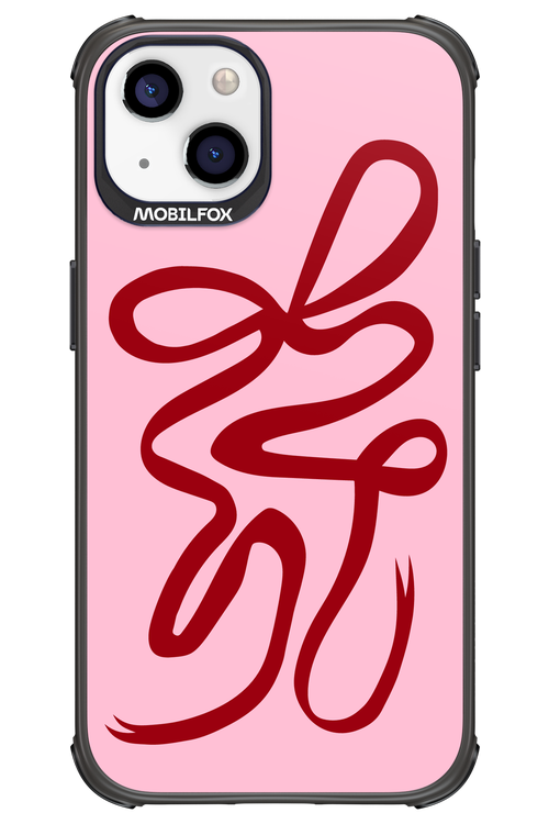 Burgundy Bow - Apple iPhone 13