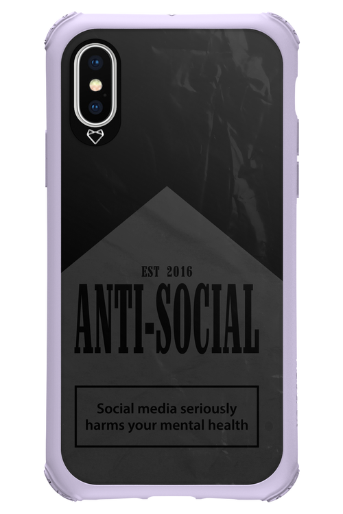 ANTI-SOCIAL (BLVCK) 2.0 - Apple iPhone X