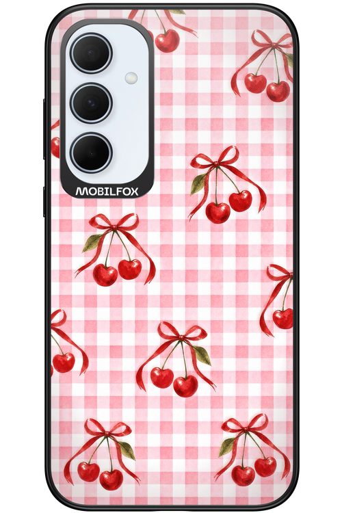 Pink Cherry Checked 2.0 - Samsung Galaxy A35