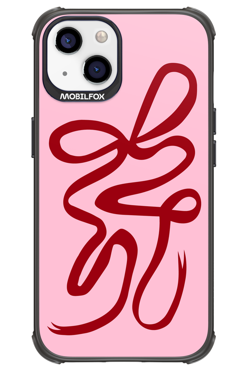 Burgundy Bow - Apple iPhone 13