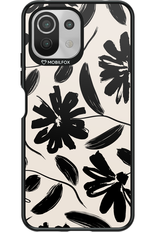 Monochrome Flowerss - Xiaomi Mi 11 Lite (2021)