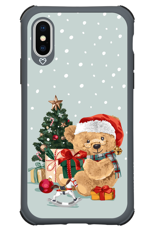 Merry Christmas Bear - Apple iPhone X