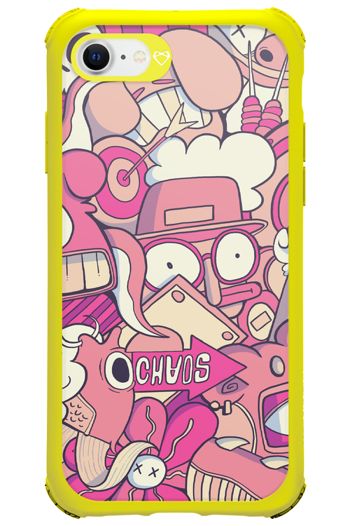 Coral Chaos - Apple iPhone 8