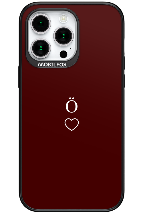 O Burgundia II 2.0 - Apple iPhone 15 Pro Max
